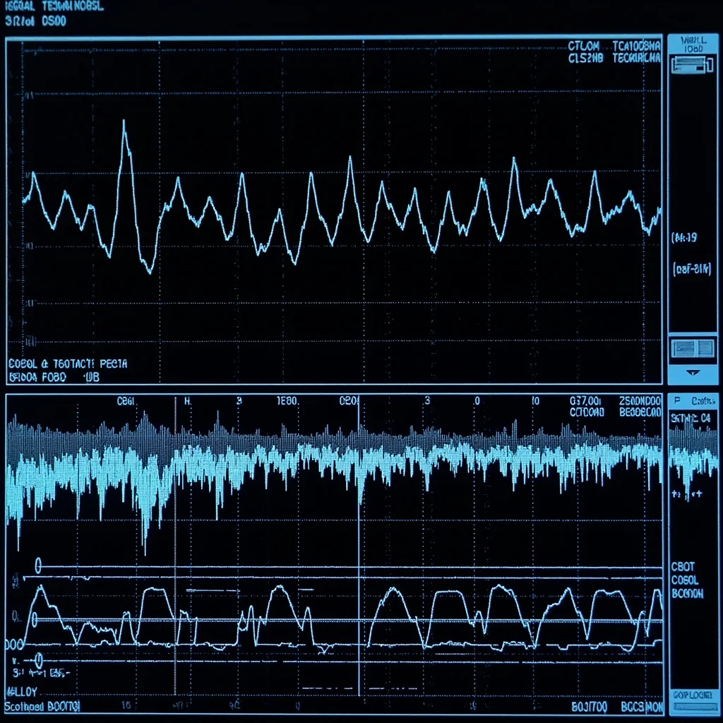 Oscilloscope showing clean video signal waveform vs distorted signal